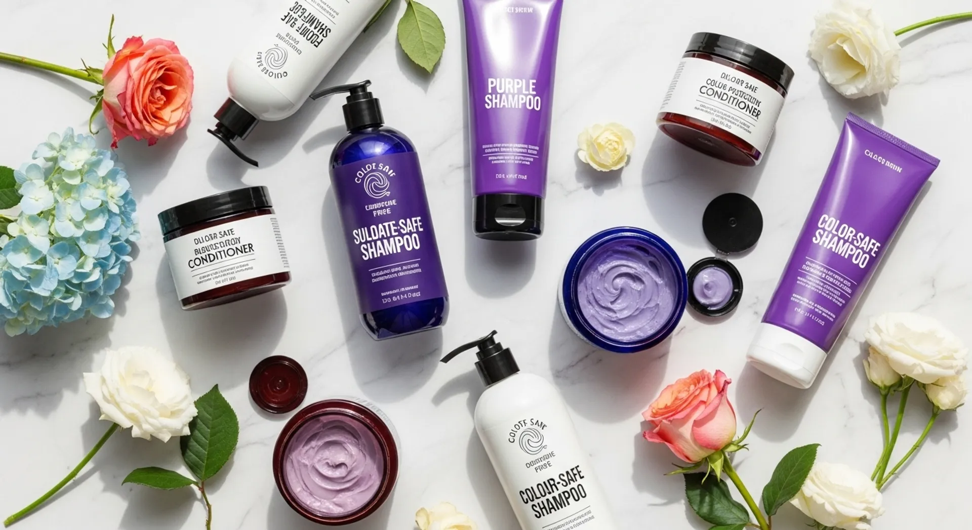 Color-safe hair care products for maintaining hair color between salon visits