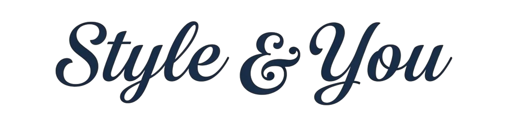 Style and You Logo with a theme of navy blue