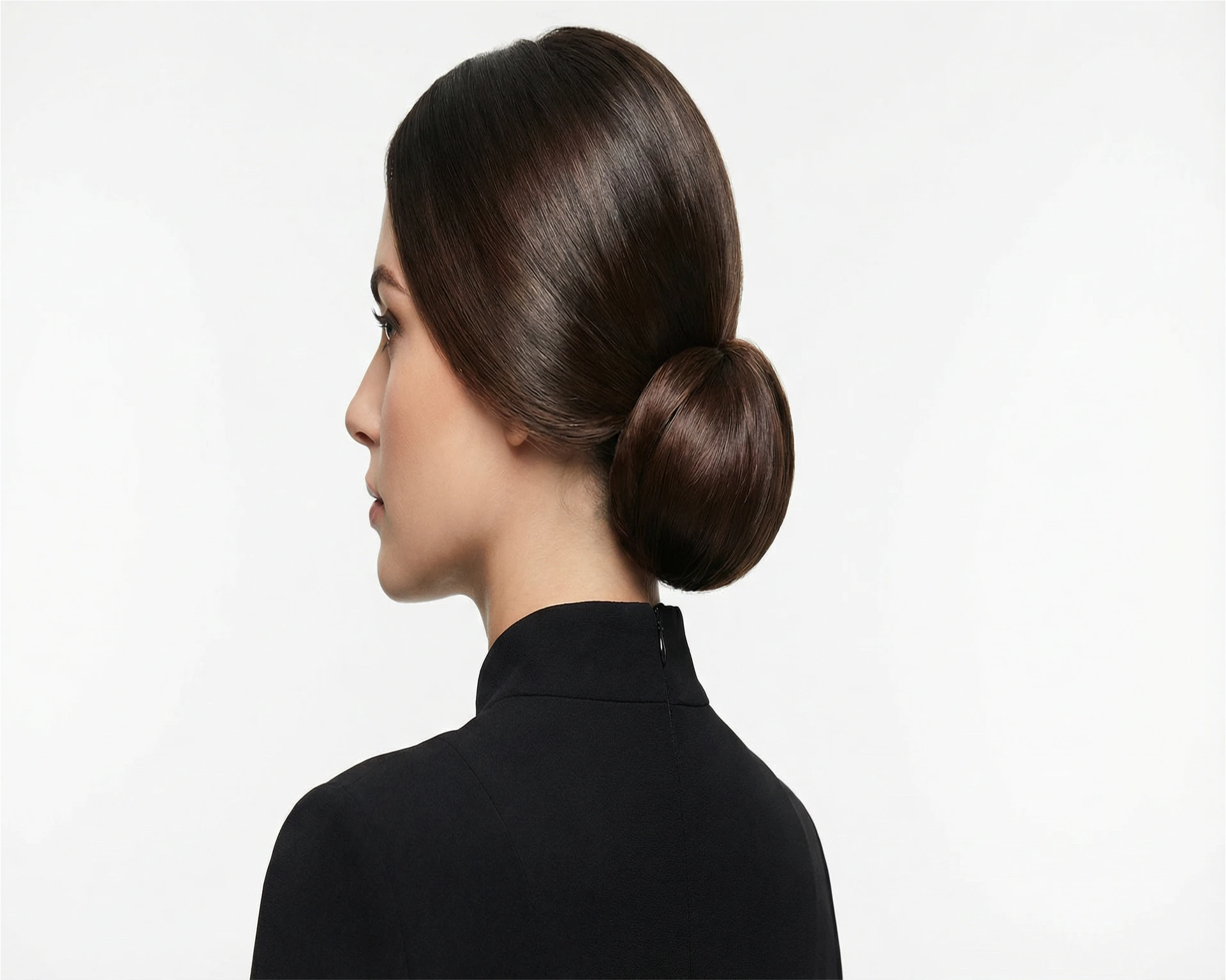 Classic chignon bun updo styles