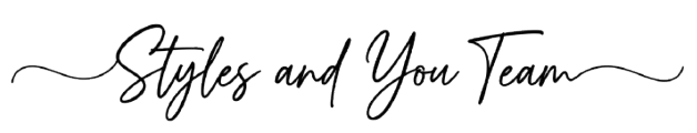 Styles and You Cursive text with transparent background